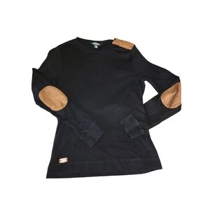 Vintage Ralph Lauren Elbow Patch Top Large Womens
